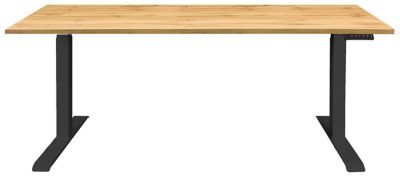 Bureau assis-debout électrique Ototo | LxP 1400 x 800 mm | Boutons de mémorisation | Blanc | Piètement noir | Novigami